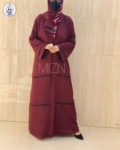 STRIPED ABAYA