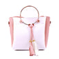 Iconic T-Pink and White Handbag