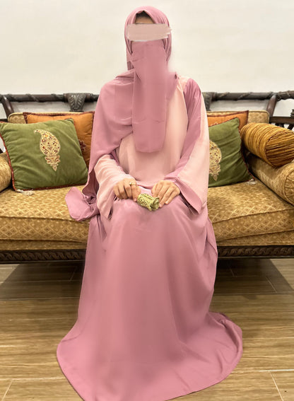 SHADOW PINK ABAYA