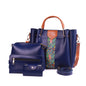 Delicacy 4 Pcs Blue Handbag