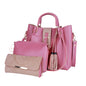 Fancy 3 Pcs Pink Handbag