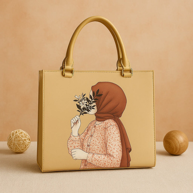Hijab Girl Canvas Tote Bag
