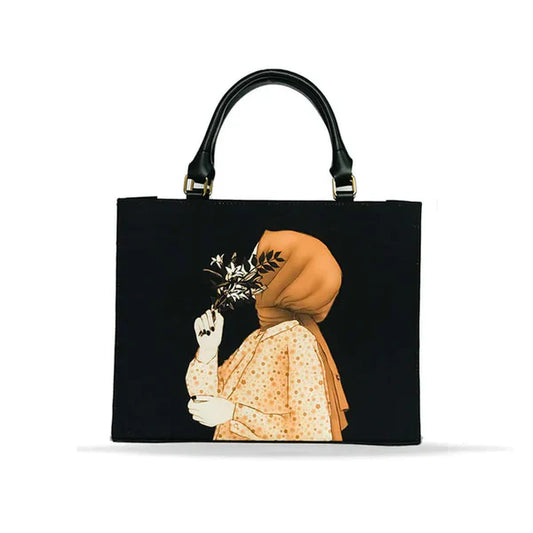 Hijab Girl Canvas Tote Bag