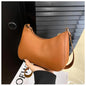 Brown Half Moon Crossbody Bag